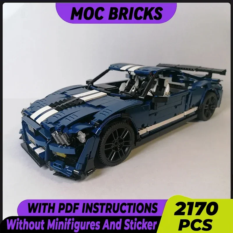 

Moc Building Bricks Speed Champion GT500 Technology Modular City Supercar Model Blocks Gifts Christmas Toys DIY Sets Assembly