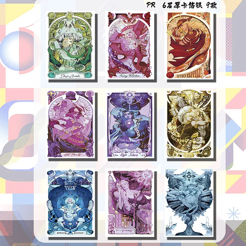 Japanese Anime Jojo Bizarre Adventure JOJO Cards Characters Collection Cards Hobby Game Collectibles For Children Gifts