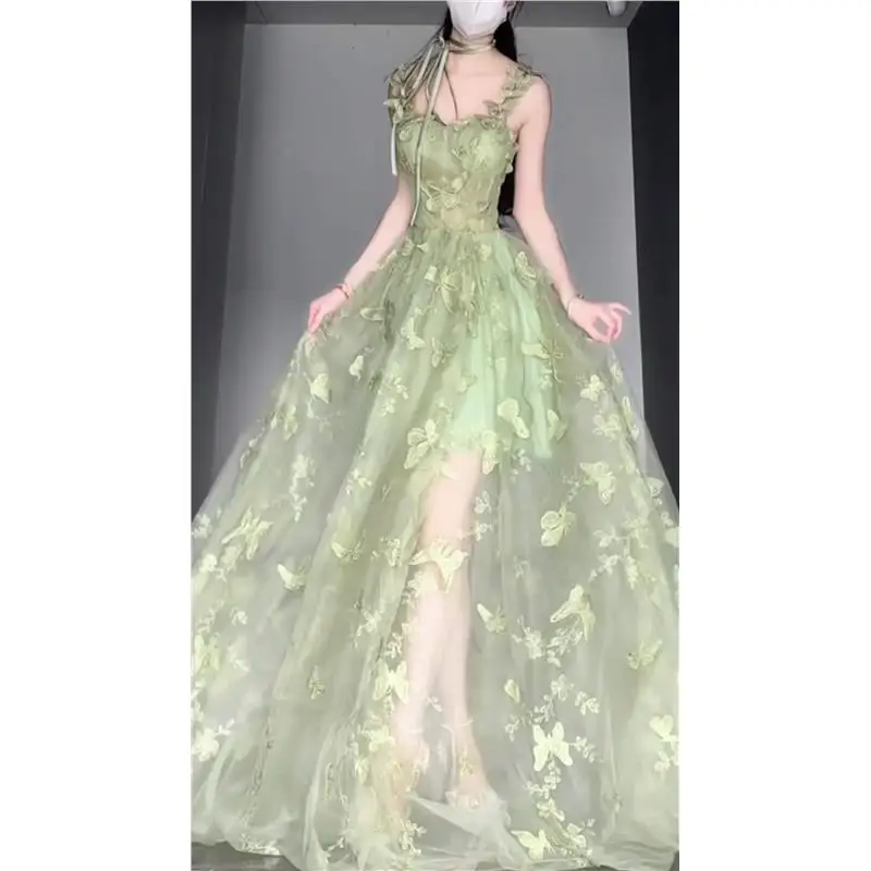 

Ele Fairy T Sle Evening Dr Женская роскошная длинная юбка Forest System Ball LoLiTa Lolita High-End Feeling
