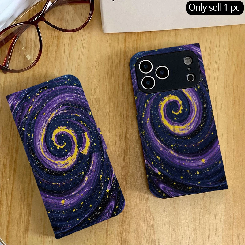 Galaxie-Muster 2D Flip Cover K – Flip Leather Case Bewertung und Preis
