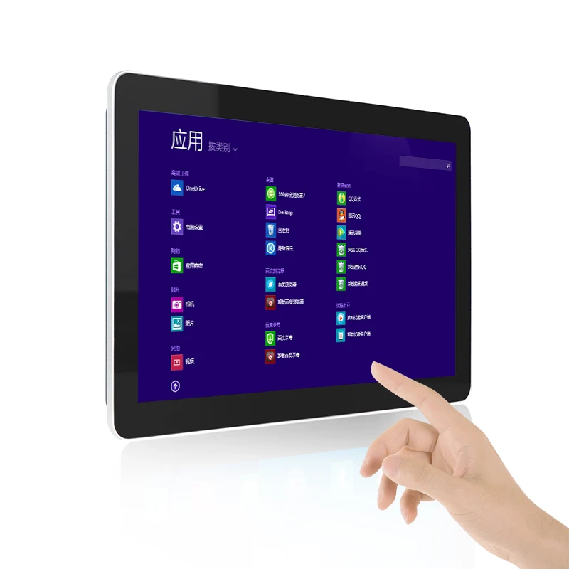 21.5 Inch FHD 1920x1080 PoE/RFID Industrial Computing Android Medical Panel PC