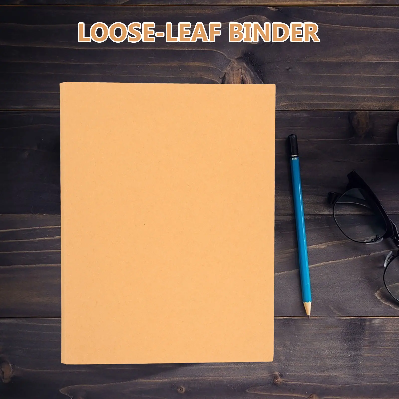 Okładka na notatnik z wysokiej jakości papieru kraft, antypoślizgowa, ochronna, idealna do szkoły, na uczelnię, do pracy, podróży, prowadzenia dziennika i planowania codziennego.