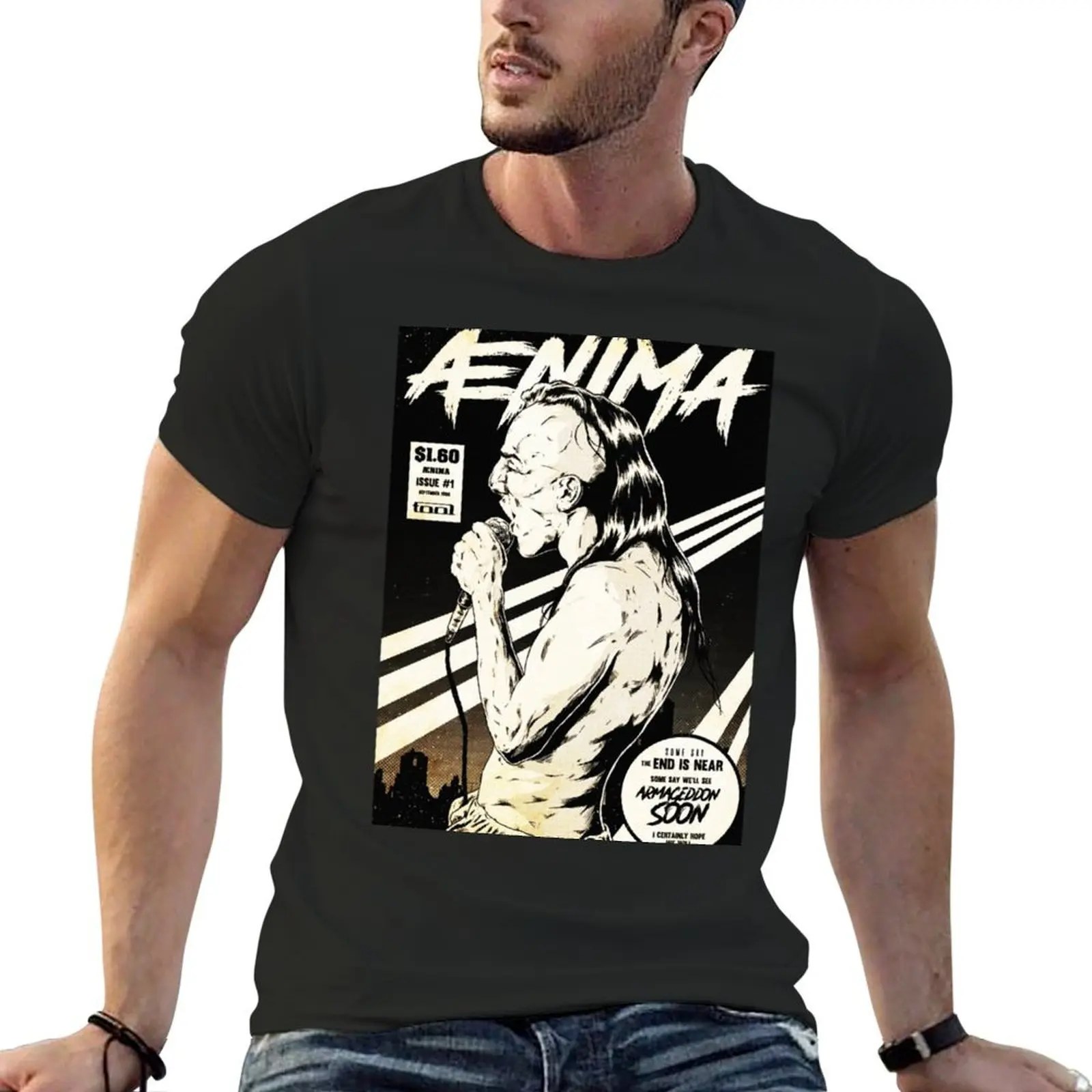 BEST AENIMA MAYNARD T-Shirt man clothes blanks blue archive mens clothing