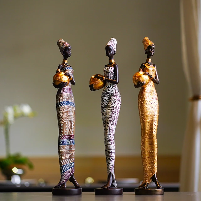 Vintage 2024 Women's African Figure