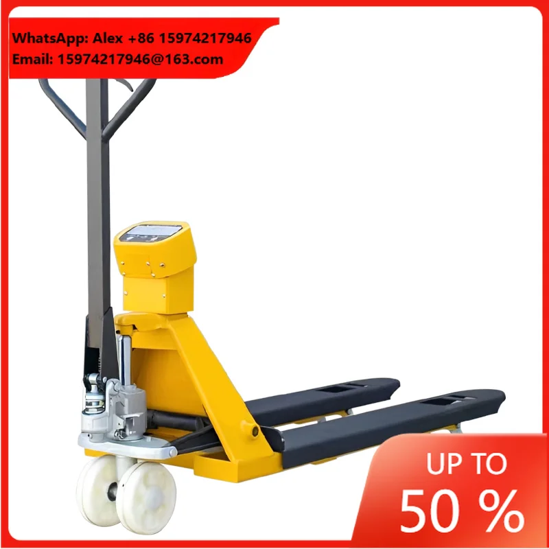 China Manual Hydraulic Pallet Truck With Weighing Scale And Printer 2000kg 2500kg 3000kg 3500kg Transpalette Manuel