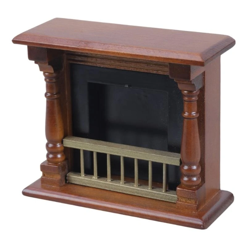 

Doll House Zakka Model Realistic Dollhouses Fireplaces Realistic Home Scene Decoration 1:12 Model Mini Size Toy