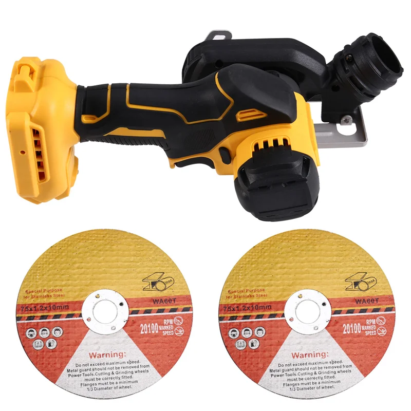 SOFT-3Inch 20000RPM Cordless Electric Angle Grinder Fit Cutting Polishing  Power Tools For  18V 20V Battery