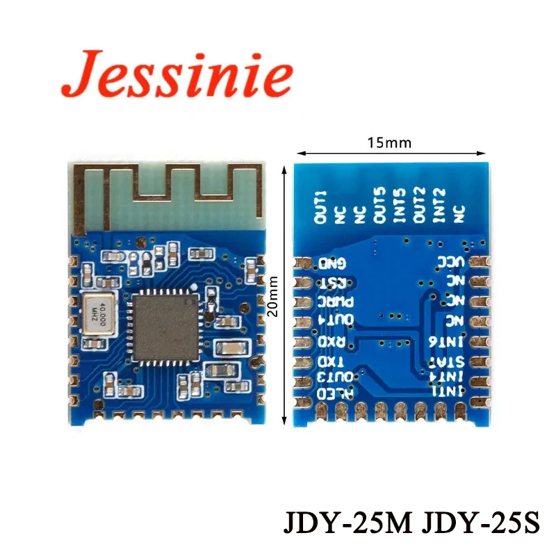 1Pc-10Pcs JDY-25 JDY-25M JDY-25S BLE Module MESH Zigbee Bluetooth-compat 5.0 iBeacon Master-slave Transmission UART 80M Distance