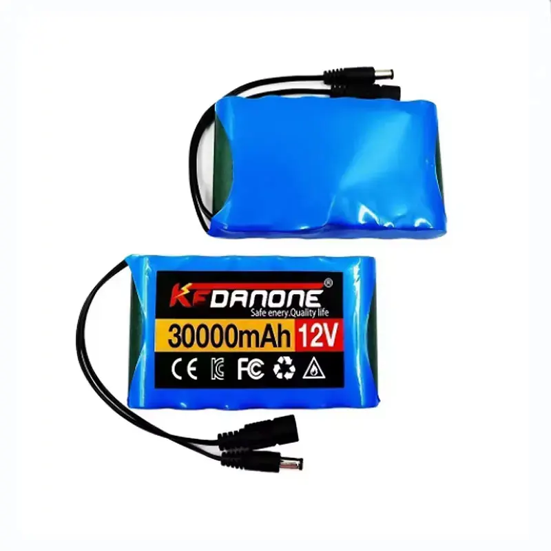 

2026 3S2P 12V Portable Rechargeable Li-Ion Battery for LED Lamp Light Outdoor Audio Toy Car - Power Bank with Charger 30000mAh
