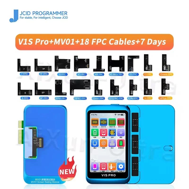 JC JCID V1S PRO MV01 Screen Testing Module For iPhone X 11 12 13 14 15 Pro Max Plus MINI Display touch full function test module