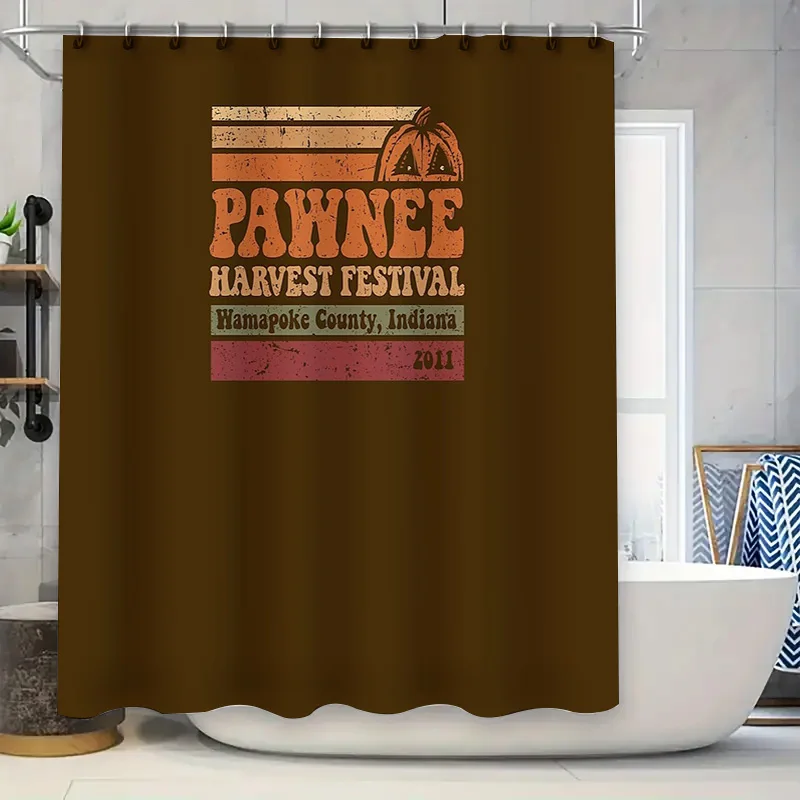 

Farmhouse Halloween Shower Curtain Spooky Harvest Decor Fall Themed Bathroom Set Rustic Home Decor Vintage Halloween Party Suppl