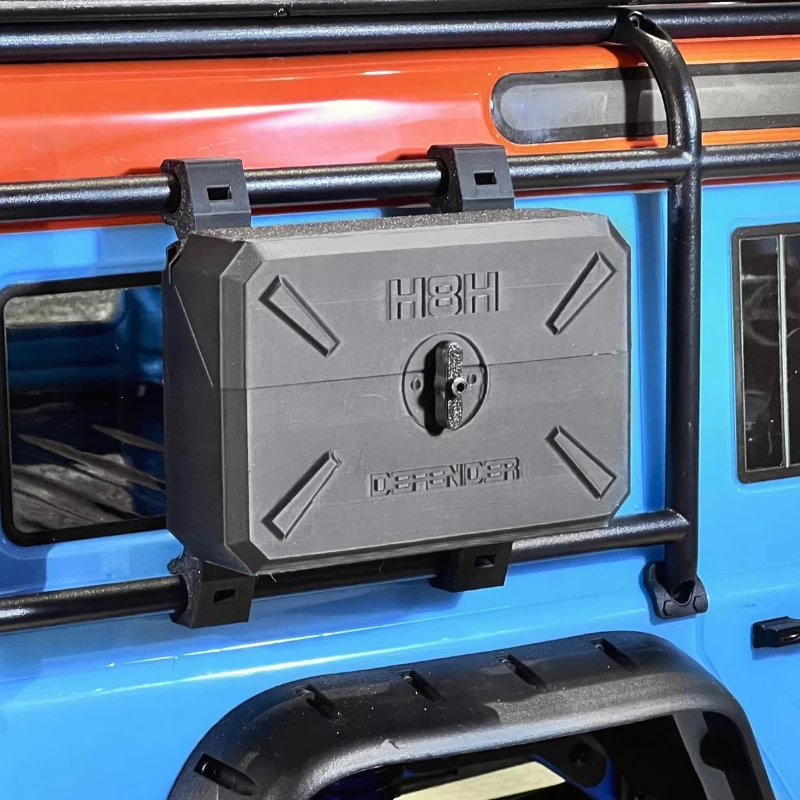 ชุดกล่องเครื่องมือจำลองติดกระจกข้าง สำหรับรถบังคับวิทยุขนาด 1/8 รุ่น H8H Defender