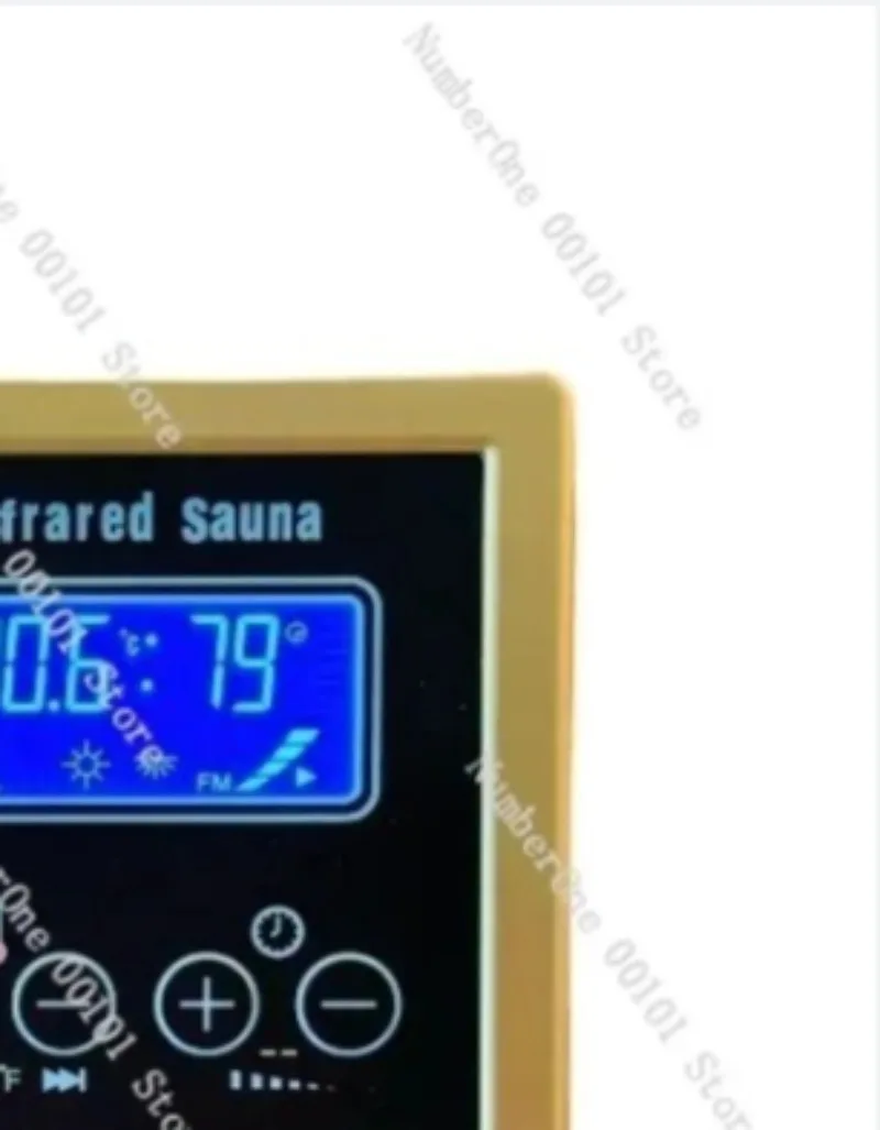 Sauna Room Thermostat Controller with LCD Screen, High Power for Steam Room Health Energy Cabin, Digital Temperature Control