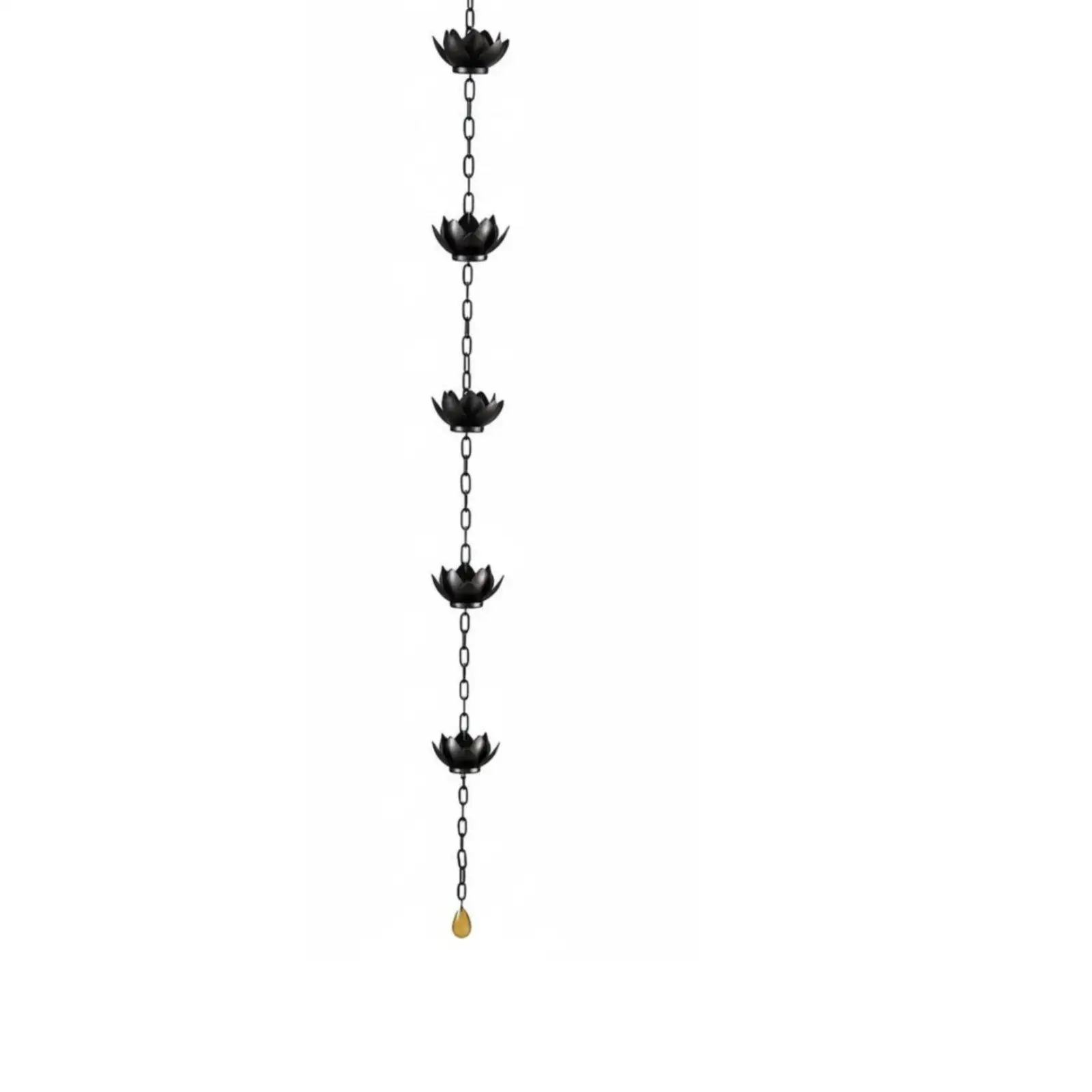 Rain Chain Creates Soothing Water Sounds Bird Cup Rain Chain Weather Resistant