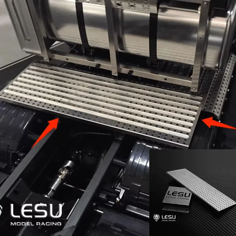 

1/14 грузовик для Tamiya, педаль прицепа G-6039-C, модель грузовика с дистанционным управлением, игрушка, аксессуары для тяжелого прицепа, модель LESU