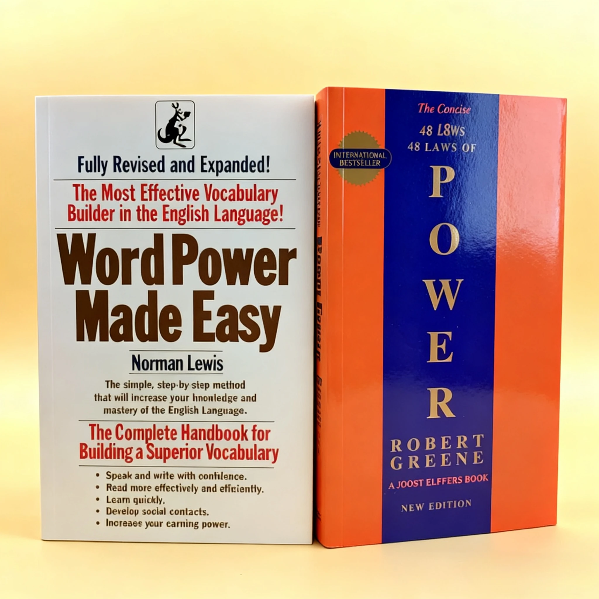 

《The Concise 48 Laws Of Power》+《Word Power Made Easy》The core law of power game Understand roots and so on to learn words