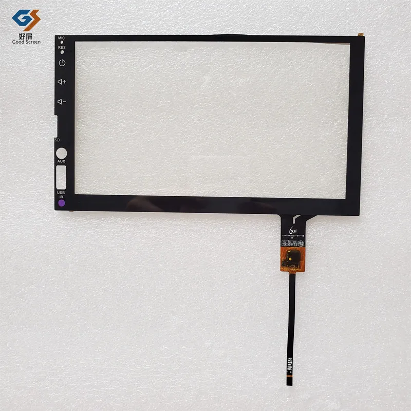 

7Inch New Black P/N JY R9015 Car GPS 2Din Capacitive Touch Screen Digitizer Sensor External Glass Panel GT9157 174*100mm