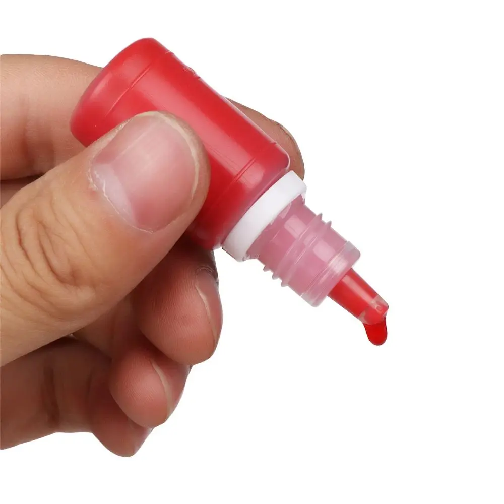 

For Wood Paper Scrapbooking Photosensitive Blue Red Make Seal Seal Stamp Oil Flash Refill Ink Inkpad 10ml