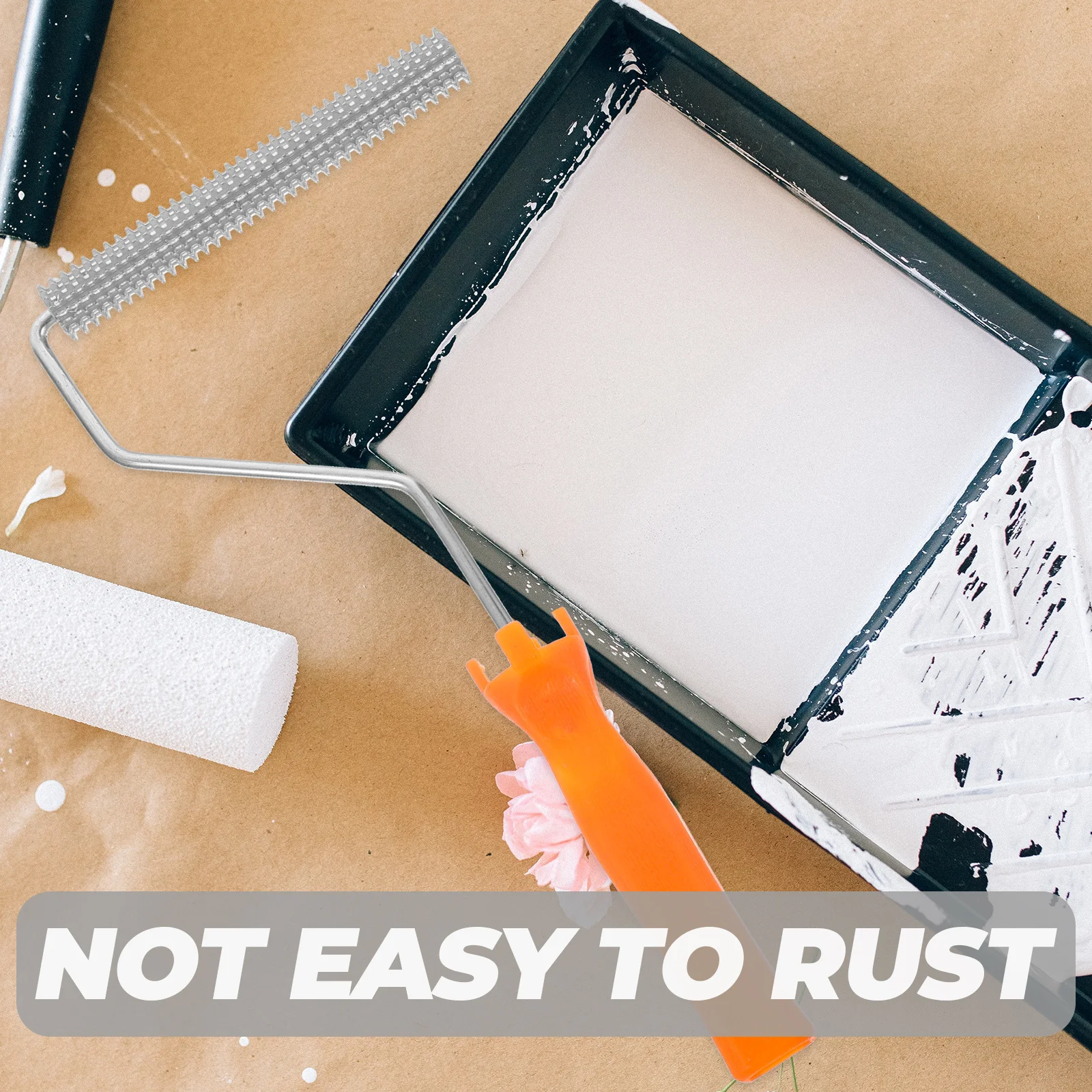 

Spiked Roller For Bubble Removal Epoxy Floor Paint Tool Cement Smoothing Self Leveling Defoaming Device Aeration Latex