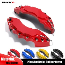 2Pcs/Lot Brake Caliper Cover Decoration Cover for 16-20 Inch Wheel ABS Plastic Without Logo Red/Blue/Black/Yellow