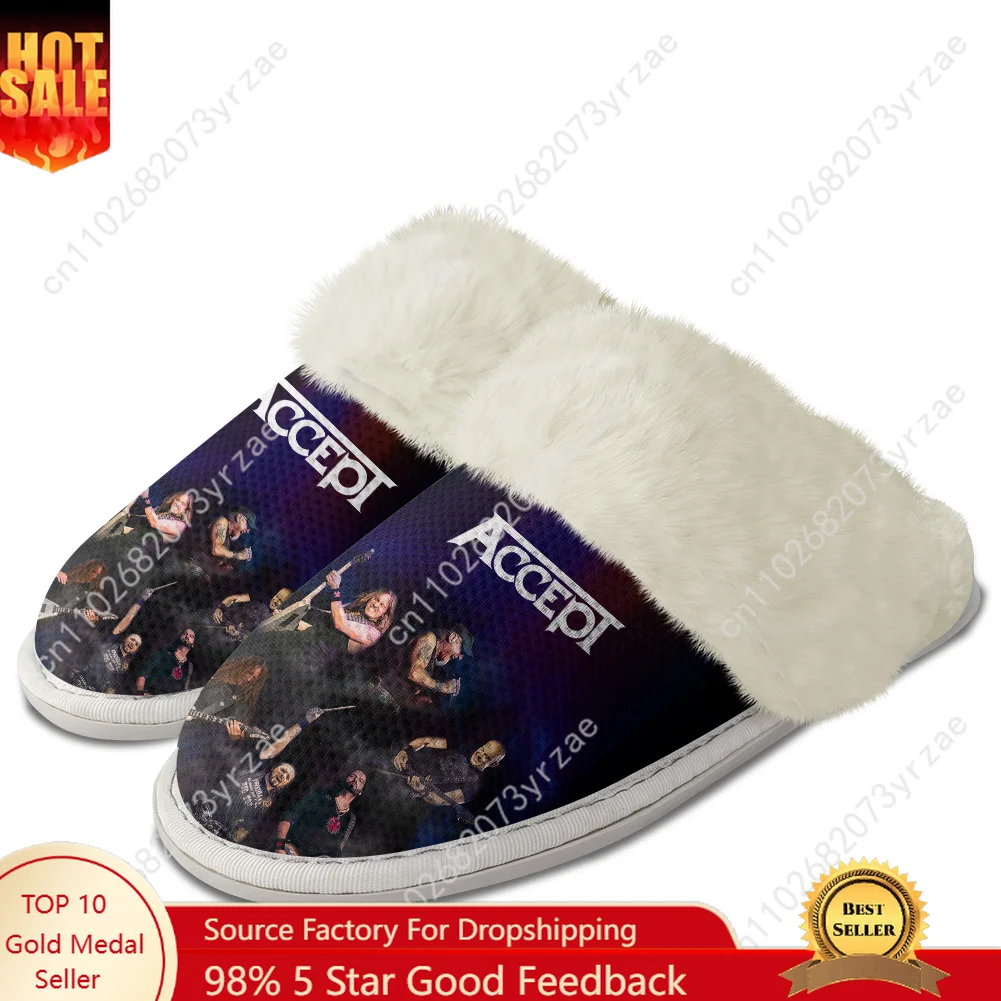 

Accept Band Plush Edge Slippers Warm Shoes Mens Womens Home Plush Slippers Cotton Bedroom Custom Made Thermal Light Slippers