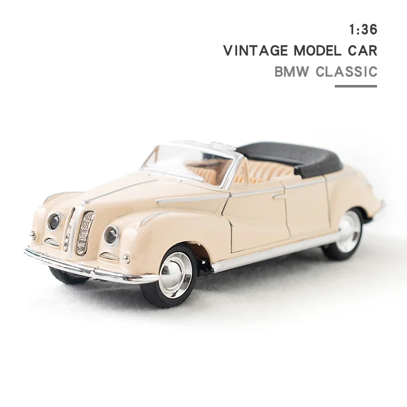 Modèle de voiture classique en alliage, jouets pour enfants, ornements de voiture, modèle de voiture rétractable pour garçon, moulé sous pression, éducatif