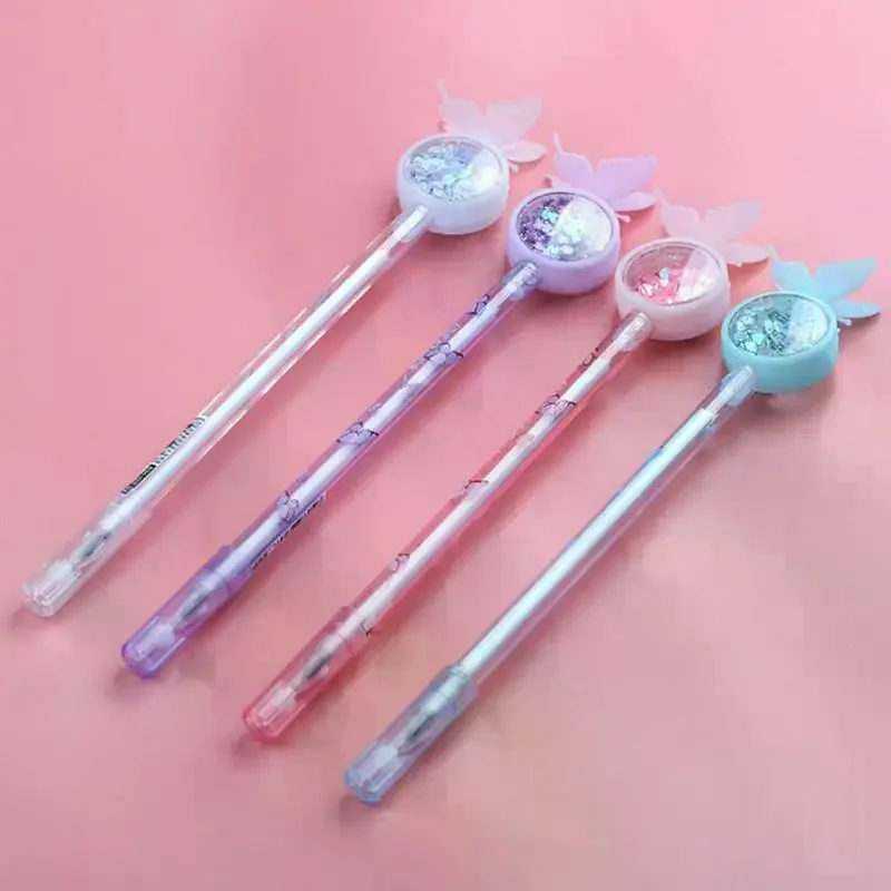 Kawaii Butterfly Design Gel Pen - Smooth Writing Water-Based Pen for School Office Supplies