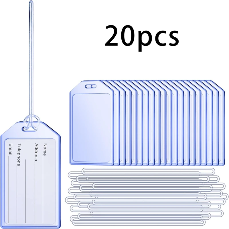 

10/20 шт., водонепроницаемые ярлыки для багажа