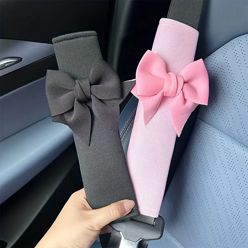 1PC Flower Shoulder Pad Car Seat Belt Small Interior Decoration Protection Cartoon Creative Insurance Cover Car Accessories