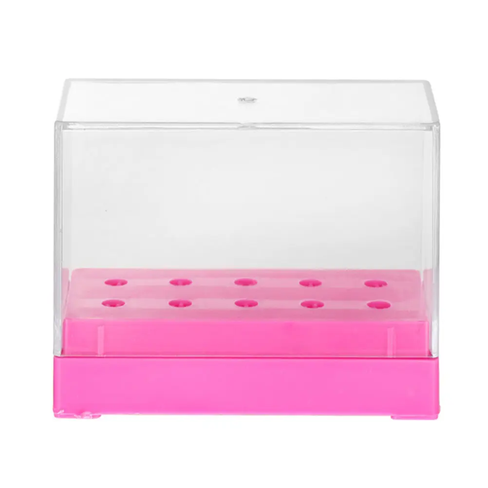 

Прочный органайзер для насадок для маникюрного аппарата с гладкой поверхностью, коробка для хранения полировочных насадок, держатель для чистых и аккуратных насадок, идеальное решение для рабочего стола, идея для подарка