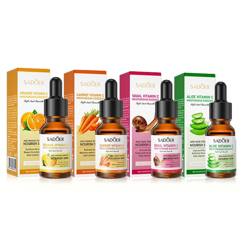 Vitamin C Serum For Face Refreshing Moisturizing skincare Snail Carotone Facial Serum Beauty Face Skin Care Products