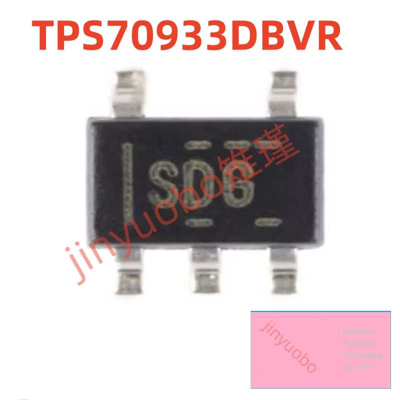 TPS70933DBVR SOT23-5 SDG 3.3V 150mA Low Dropout Linear Regulator Chip Chipset