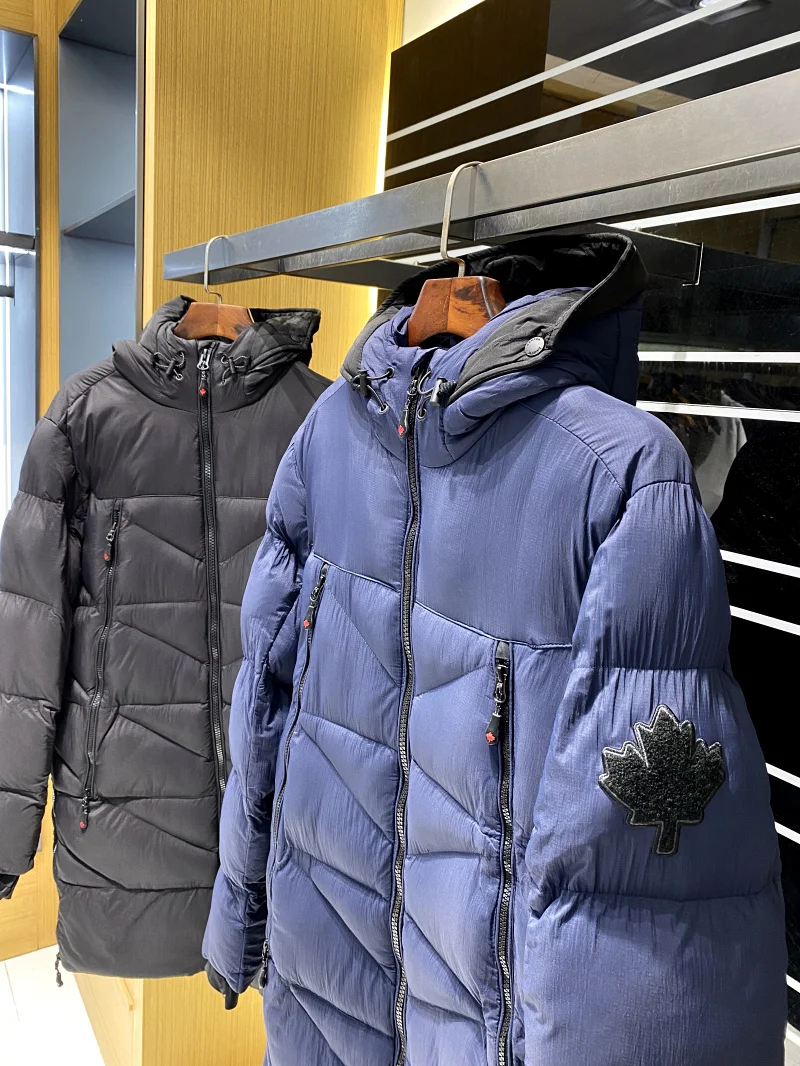 

Thiened Fce Men's Cotton Jaet Warm Sli Urban Faion Long Sve Zipper Decorated Coat Youth Casual Wear China Made