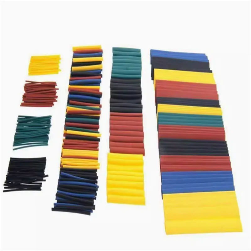 

127PCS 328PCS 530PCS Heat Shrinkable Tubing Insulation Sleeving Home DIY Electrician Heat Shrinkable Tubing Flame Retardant