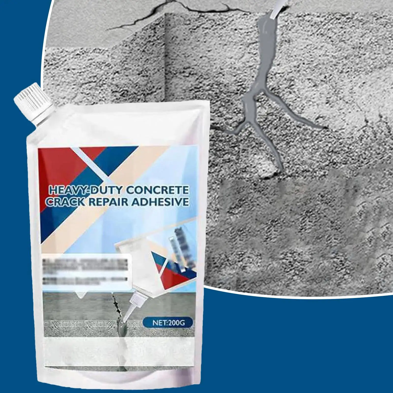 Heavy-Duty Concrete Crack Repair Sealant Concrete Caulk Glue Crack Filler Quick-Drying Self-Leveling Caulking Glue waterproof