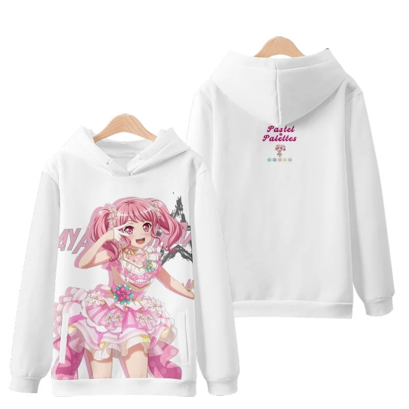 Anime BanG Dream Pastel*Palettes 3D Print Oversized Women/Men Hoodie Sweatshirt Y2K Streetwear Hip Hop Pullover Hooded Jacket