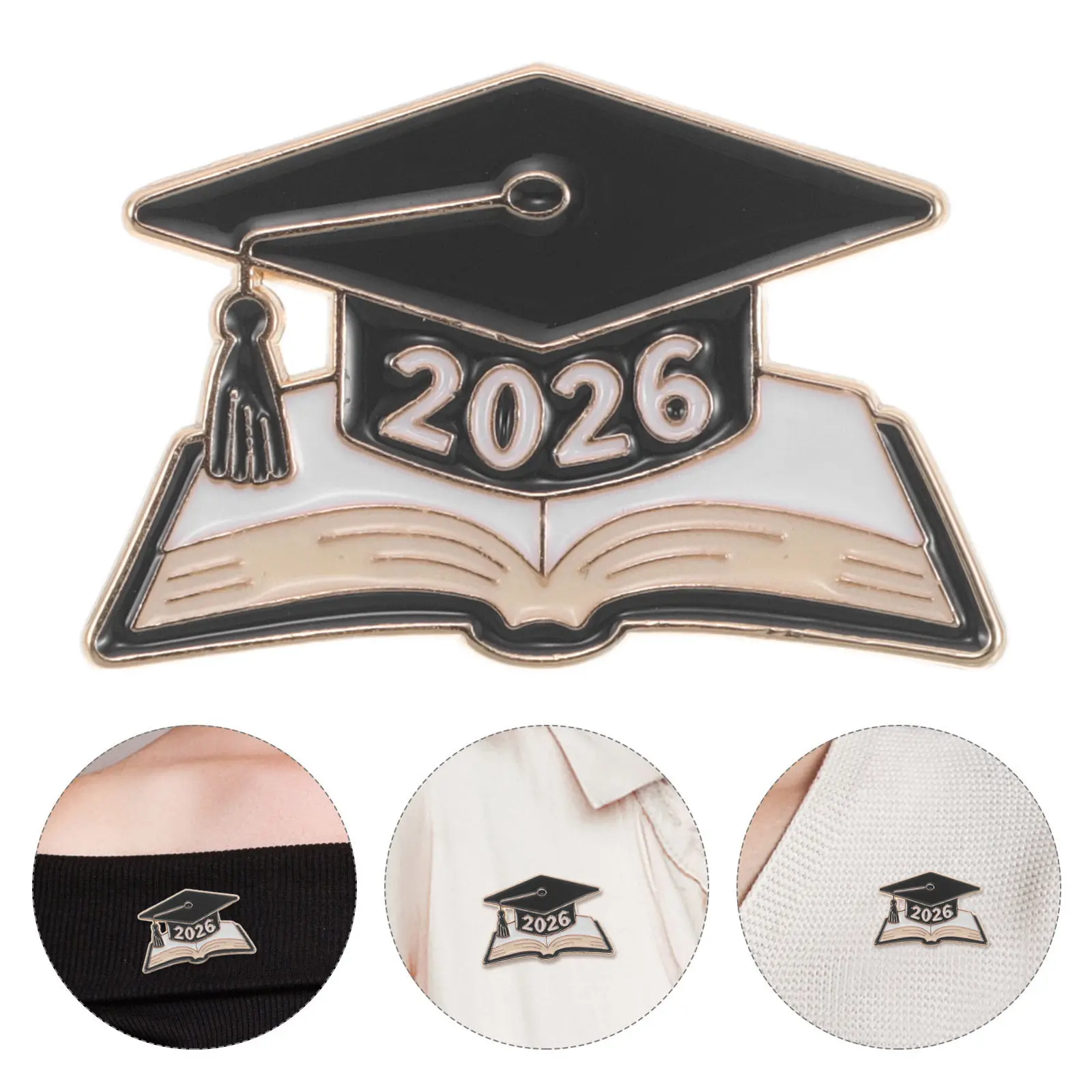

Набор из 10 брошей в виде выпускных шапочек 2026 – Легкие значки для выпускников школы, для выпускных шапочек, рюкзаков, шарфов – Элегантный аксессуар для выпускного
