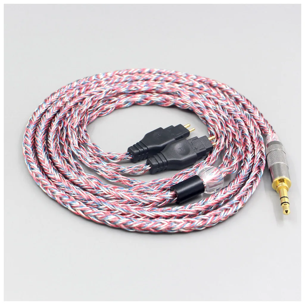 

16 Core Silver OCC OFC Mixed Braided Cable For Sennheiser HD580 HD600 HD650 HDxxx HD660S HD58x HD6xx Earphone Headphone LN007590