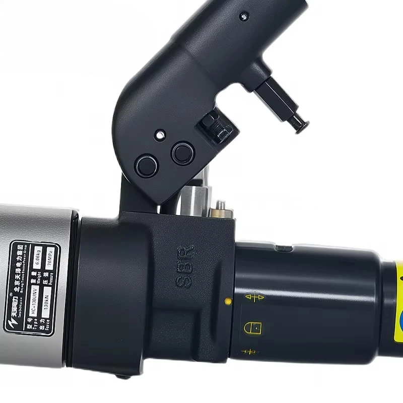 HC-130UNV 13T Multi-Function Hand Operated Hydraulic Tool Crimping Cutting Punching  Electric Power Alloy Steel 70MPa