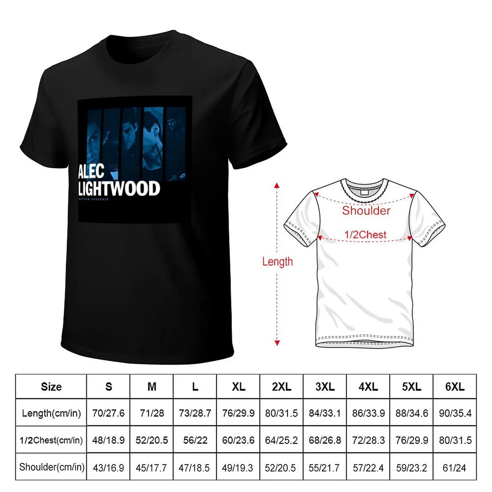 Alec Lightwood x Matthew Daddario T-Shirt man t shirts graphic T-Shirt