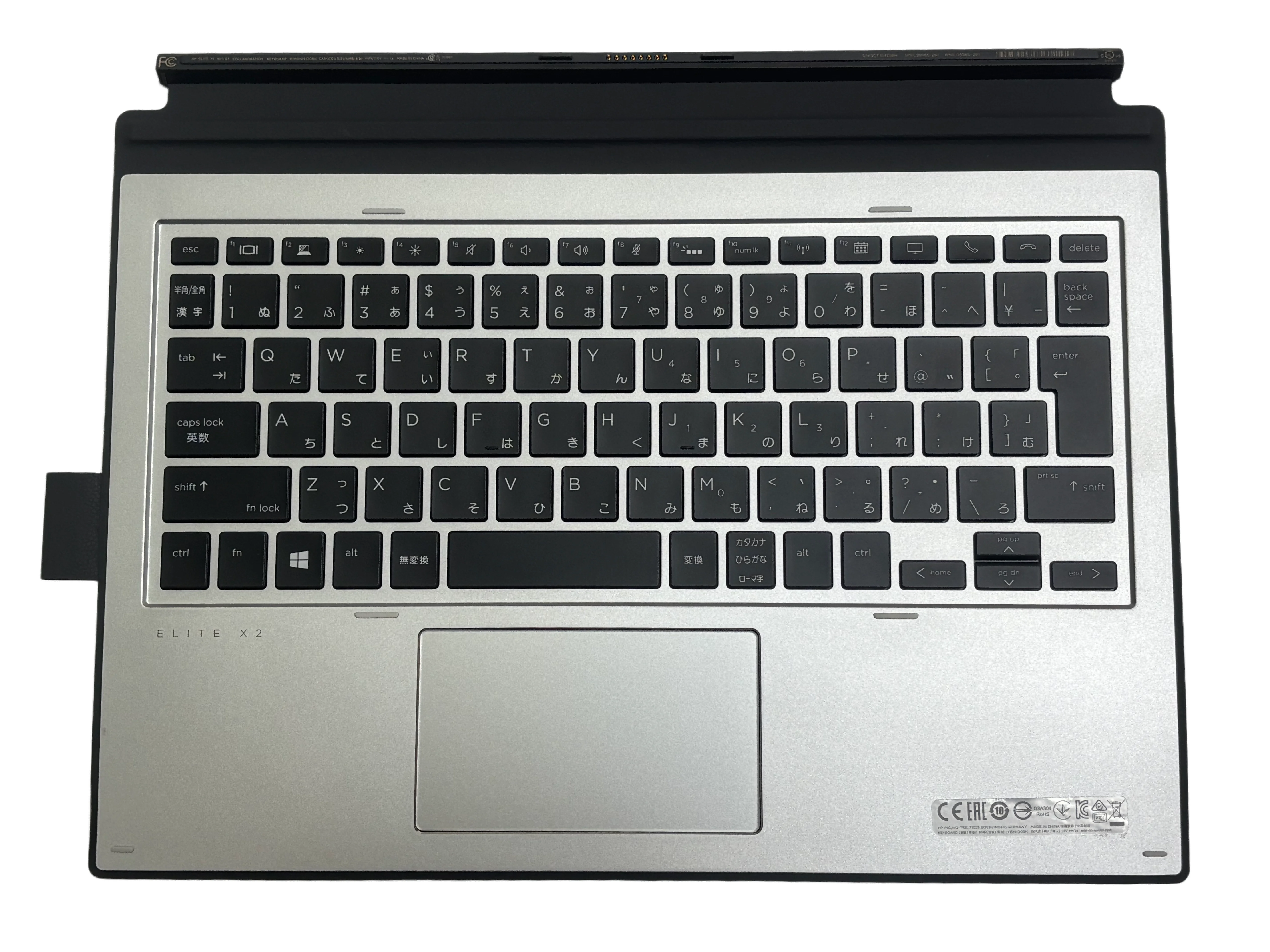 Japanese Layout Keyboard With Case Shell For HP Elite X2 1013 G3 Tablet R/M HSN-D90K JP QWERTY Keyboard Replacement Parts