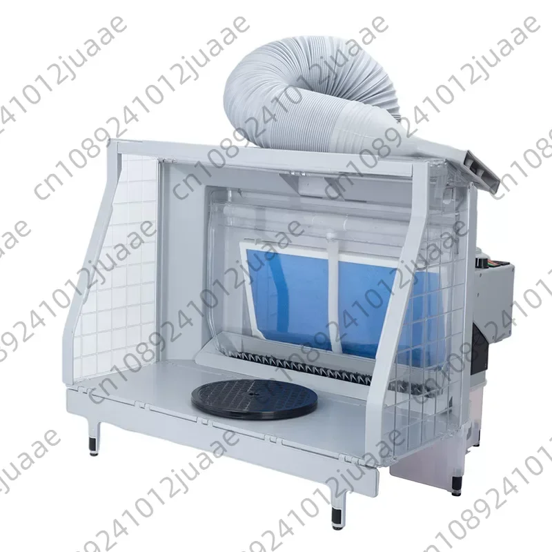 HS-E420 D550 Small Household Painting Workbench with Waste Oil Discharge Strong Coloring Model Extraction Fan
