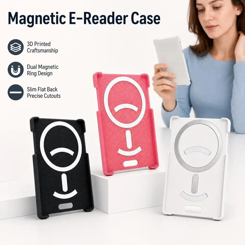 3D Printed Protective Case For XTEINK X3 E-Reader Magnetic Ring Cover Shockproof Shell Accessories ﻿2026