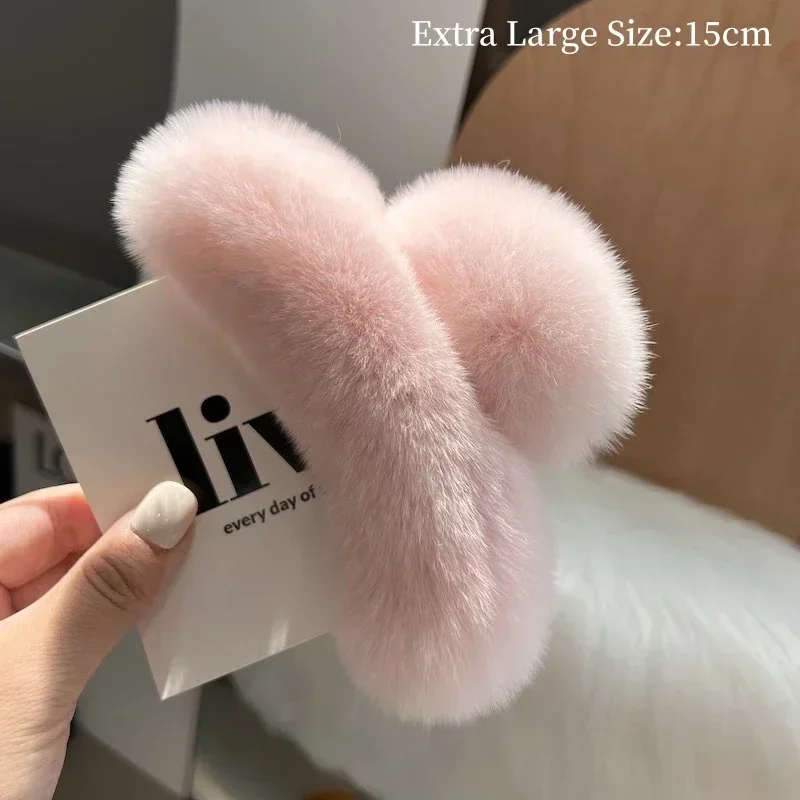 Hair Furry Claw Accessories for Women Clip Pinzas Para El Pelo Korean Fashion Headband Clips Pin Pinzas Pelo Hairclip Haarklem