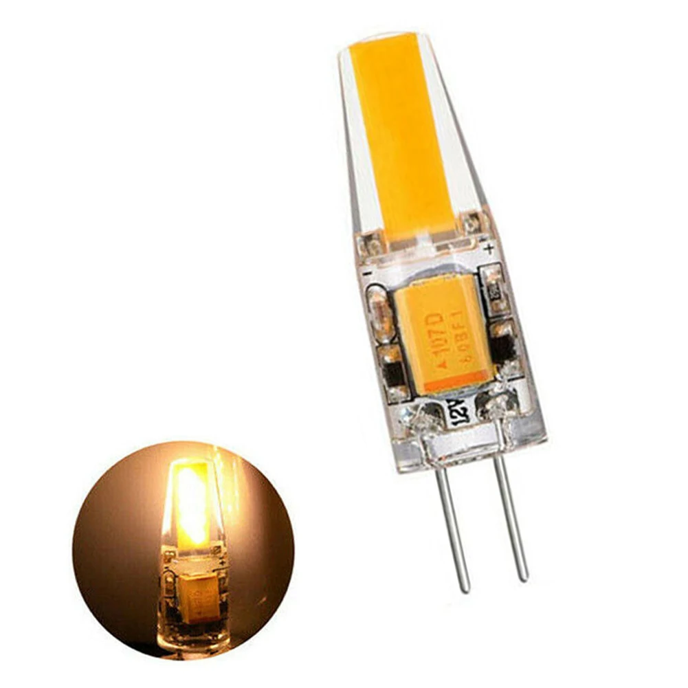 

1PC G4 LED COB 6W Bulb Pin Base Bulbs Dimmable Lamps Warm White AC 12V 33 Light Source Replace LED Lamp