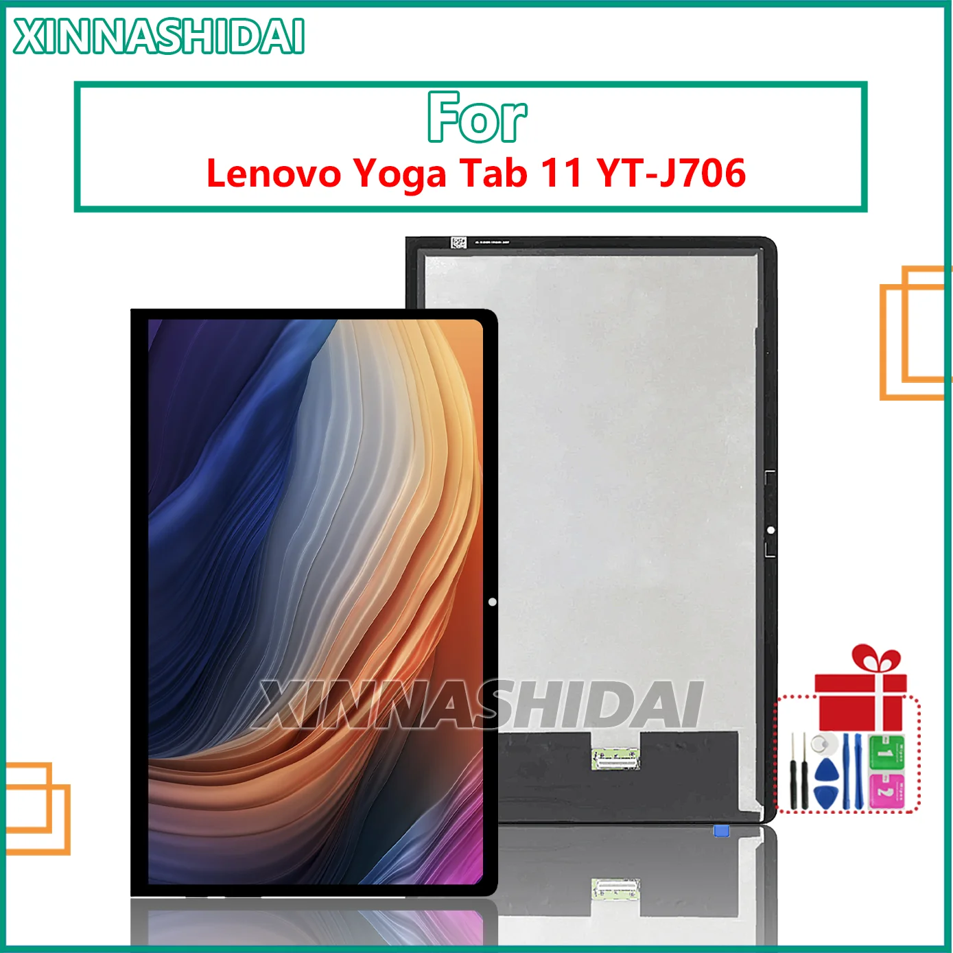 For Lenovo Yoga Tab 11 LCD Display YT-J706 YT-J706F YT-J706X-YT-J706L LCD Display Touch Screen Digitizer Assembly Repair