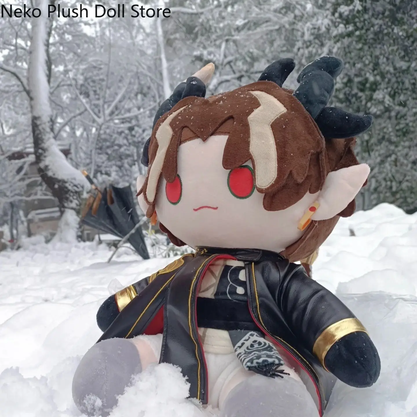 

Arknights Chongyue Cosplay Plush Stuffed Cotton Cute Body Change Clothes Doll Dress Up Toys Cushion 40CM Birthday Gift