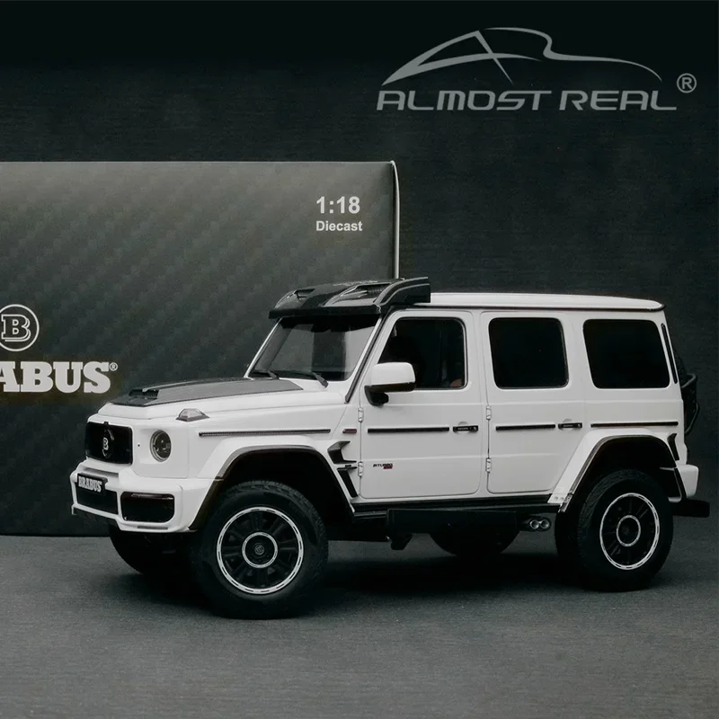 1:18 Babos 800 G-Class Mercedes-Benz G63 4X4 off-road black alloy compression shaft miniature simulation model, adult decoration