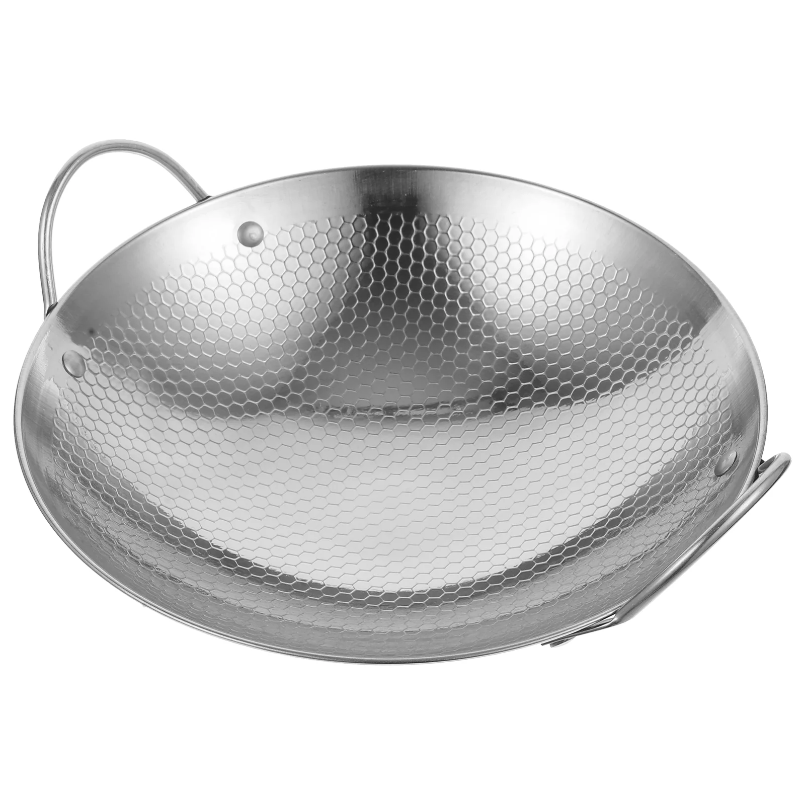 

Honeycomb Deep Frying Pan Strainer Stainless Steel Kitchen Metal Pans for Cooking