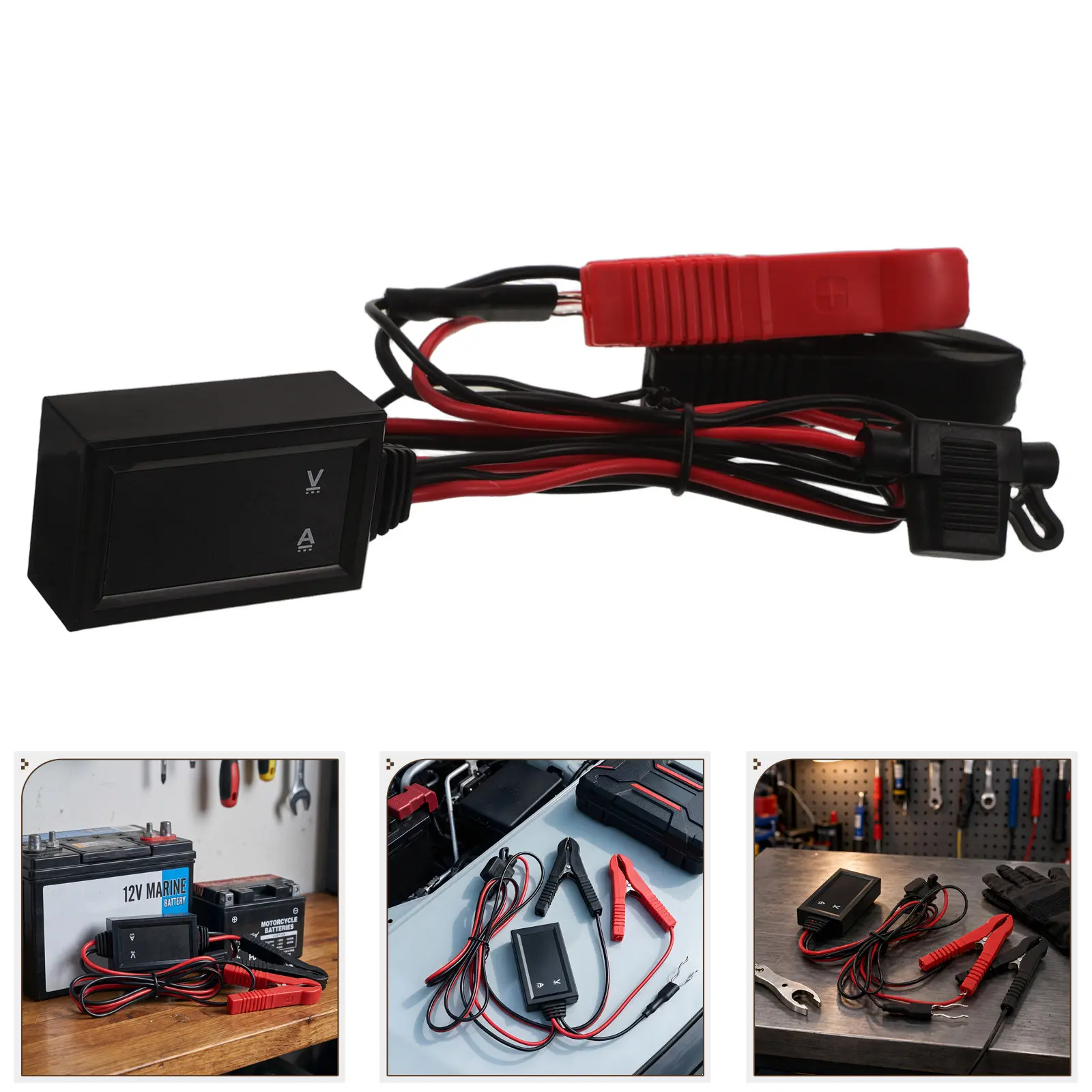 Automotive Battery Drain Tester Car Battery Leakage Tester Fuse Adapter Safe No Disconnect Current Leak Finder Diagnostic Tool
